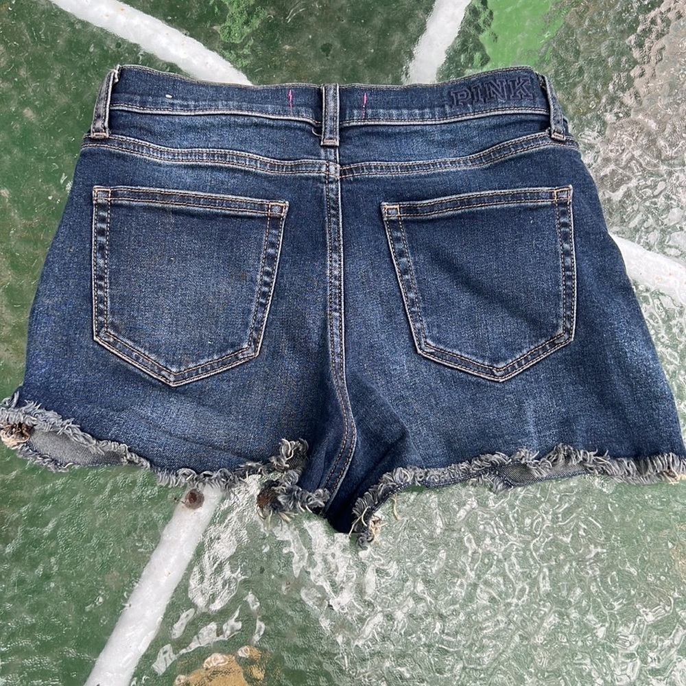 Vs PINK DARK DENIM SHORTS - Picture 3 of 3